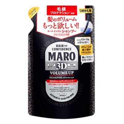 ネイチャーラボ ＭＡＲＯ　３Ｄボリュームアップ　シャンプーＥＸ　つめかえ用　３８０ｍｌ×12パック