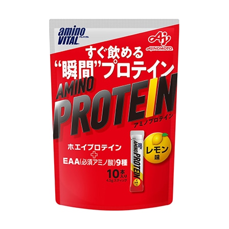味の素 アミノバイタル　アミノプロテイン　レモン味　１０本入パウチ×12パック