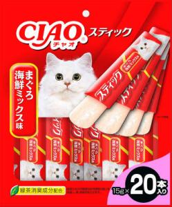 ＣＩＡＯ　スティック　まぐろ海鮮ミックス　２０本×12パック