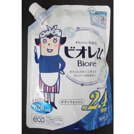花王 ビオレｕ　ボディウォッシュ　つめかえ用　８２０ｍｌ×12パック