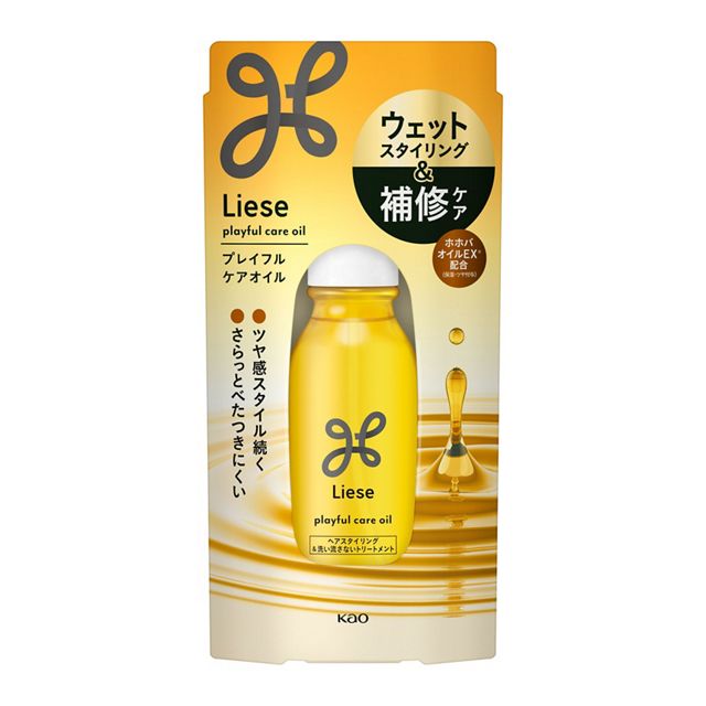 花王 リーゼ　プレイフルケアオイル　８０ｍｌ×12パック