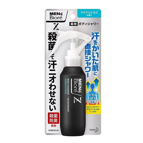 花王 メンズビオレZ　薬用ボディシャワー　アクアシトラスの香り　１００ｍｌ×12パック