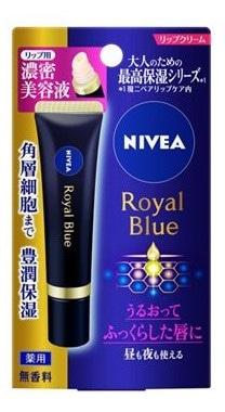 花王 ニベア　ロイヤルブルー　リップ　濃密美容ケア×12パック