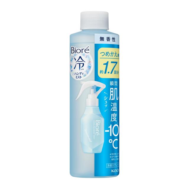 花王 ビオレ　冷ハンディミスト　無香性　つめかえ用　２００ｍｌ×12パック