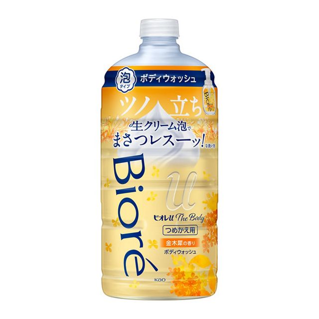 花王 ビオレｕ　ザ　ボディ　泡タイプ　金木犀の香り　つめかえ用　大　７８０ｍｌ×12パック