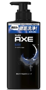 ユニリーバ アックス　フレグランスボディソープ　ブラック　ポンプ　３７０ｇ×12パック