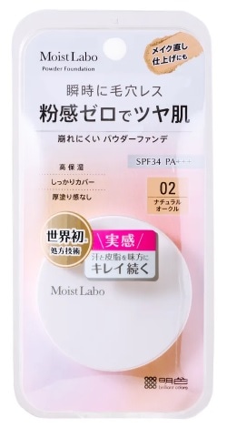 明色化粧品 モイストラボ　パウダレスフィットファンデーション　ナチュラルオークル×12パック