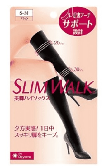 ピップ スリムウォーク　美脚ハイソックス　Ｓ〜Ｍ×12パック