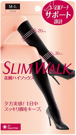ピップ スリムウォーク　美脚ハイソックス　Ｍ〜Ｌ×12パック