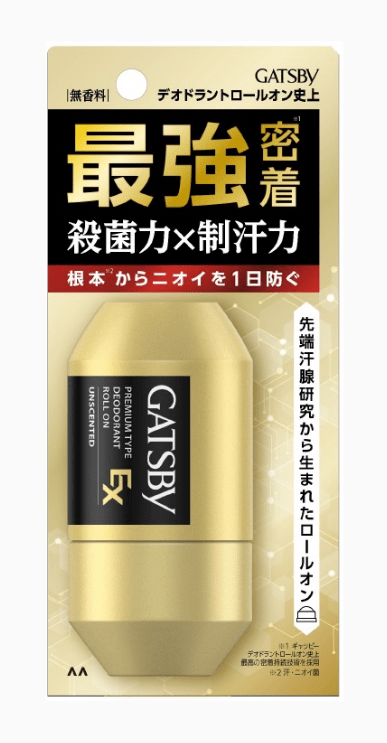 マンダム ギャツビー　ＥＸプレミアムタイプ　デオドラントロールオン　無香料　６０ｍｌ×12パック