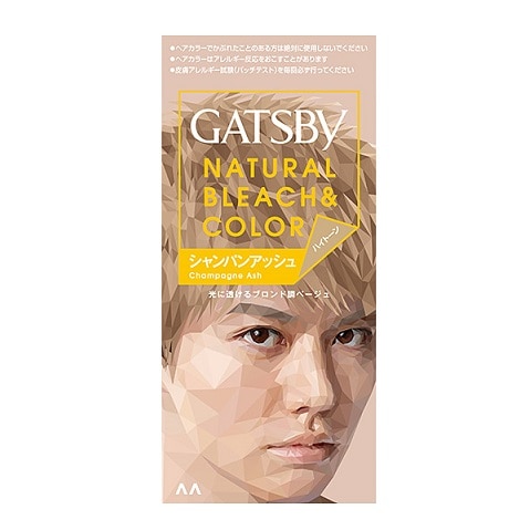 マンダム ギャツビー　ナチュラルブリーチカラー　シャンパンアッシュ×12パック