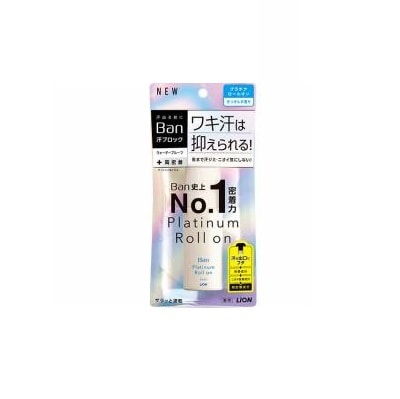 ライオン Ｂａｎ　汗ブロック　プラチナロールオン　せっけん　４０ｍｌ×12パック