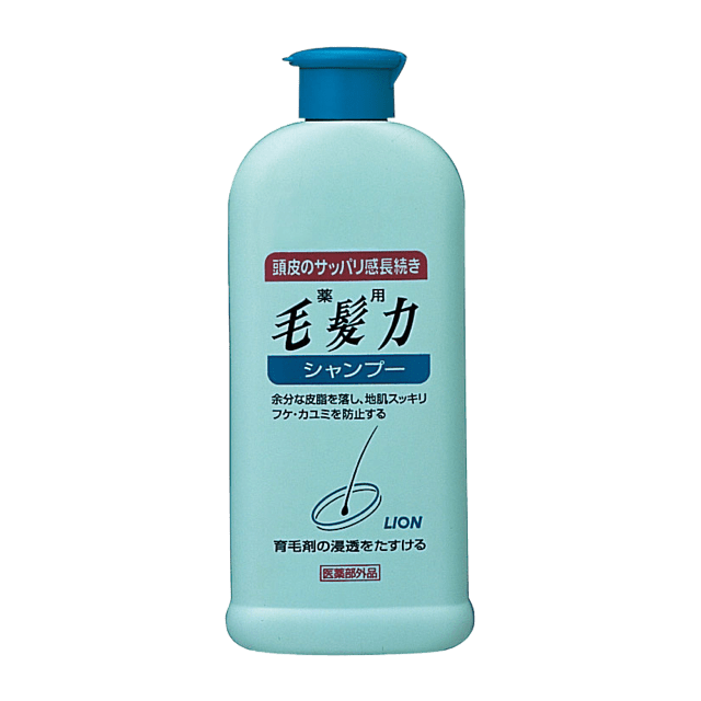 ライオン 薬用　毛髪力　シャンプー　200ｍｌ×12パック