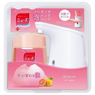 ミューズ　ノータッチ泡ハンドソープ　本体＋グレープフルーツ　２５０ｍｌ×12パック