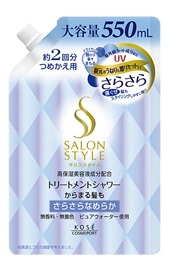 コーセーコスメポート サロンスタイル　トリートメントシャワー　さらさら　つめかえ用　５５０ｍｌ×12パック