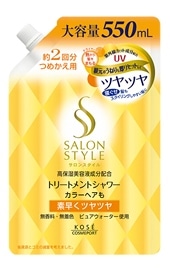 コーセーコスメポート サロンスタイル　トリートメントシャワー　ツヤツヤ　つめかえ用　５５０ｍｌ×12パック