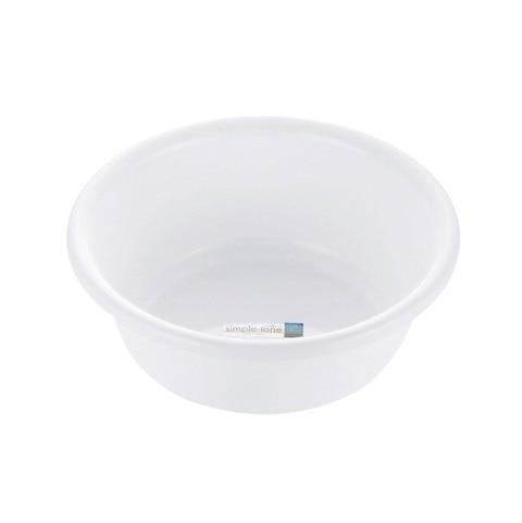 シンプルトーン　湯桶　ホワイト×12パック