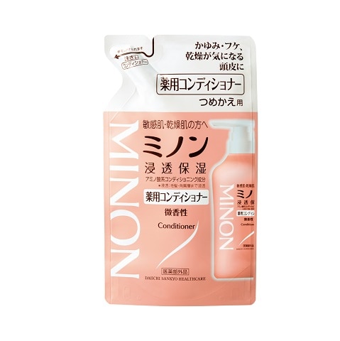 第一三共 ミノン　薬用コンディショナー　つめかえ用　３８０ｍｌ×12パック
