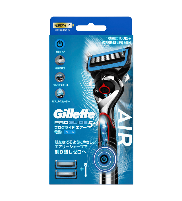 P＆G ジレット　プログライドエアー電動　ホルダー×12パック