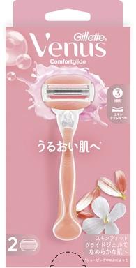 P＆G ジレット　ヴィーナス　うるおい肌へ　ホワイトティーの香り　本体＋替刃2個×12パック