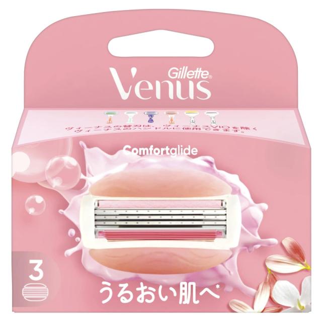 P＆G ジレット　ヴィーナス　うるおい肌へ　ホワイトティーの香り　替刃３個入×5パック