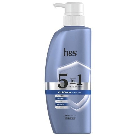 P＆G ｈ＆ｓ　５ｉｎ１　クールクレンズ　シャンプー　３４０ｍｌ×12パック
