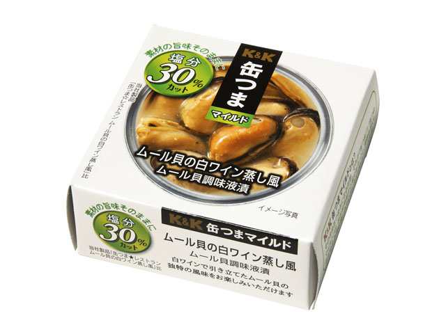 サイバーボッツ 缶つまマイルド ムール貝の白ワイン蒸し風 75g ｘ12 個