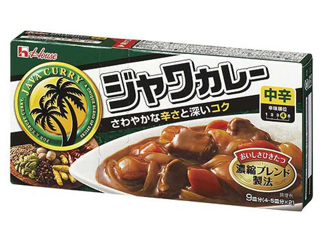 安い取扱店 ジャワカレー 中辛 185g ｘ10 個_5セット グルメ・食品