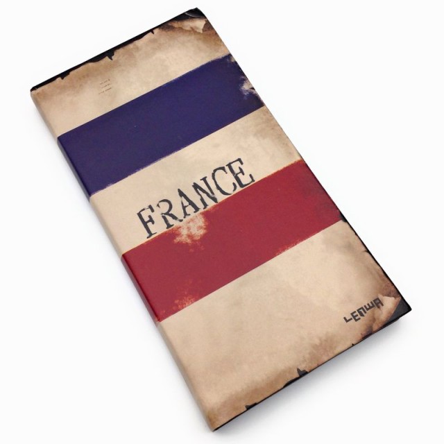 訳あり】ノート ビンテージ風 おしゃれ フランス国旗柄の通販はau PAY ...