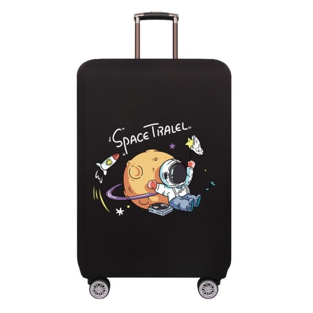 スーツケースカバー 宇宙飛行士 惑星 漫画風イラスト (M)の通販は 5,280円