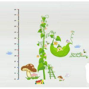 ウォールステッカー 赤ちゃん えんどう豆の木 きのこ 身長測定の通販はau Pay マーケット ノイシュタット