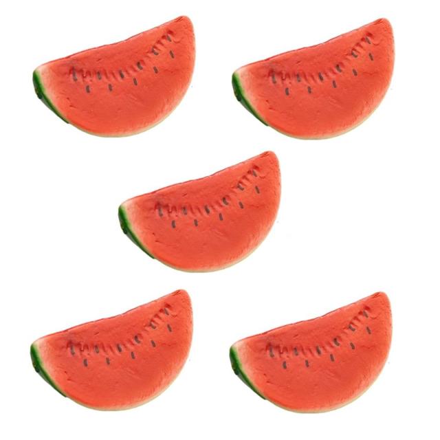 食品サンプル スイカ カットすいか 5個セットの通販はau Pay マーケット ノイシュタット