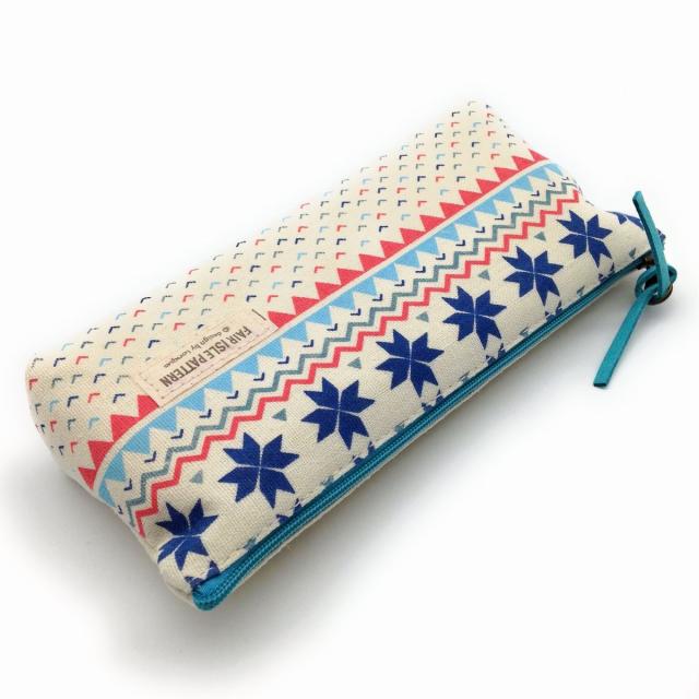 ペンケース かわいい ノルディック柄 エスニック柄 ホワイトb の通販はau Pay マーケット ノイシュタット