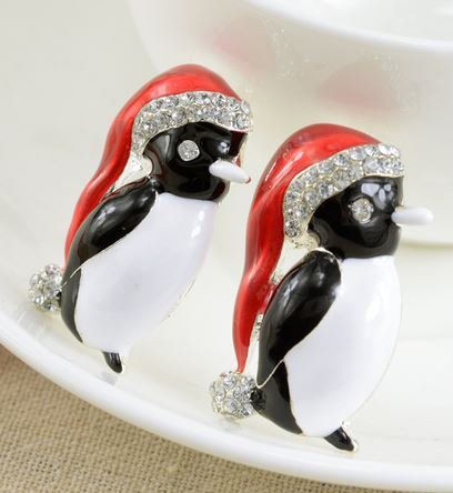 ブローチ ペンギン かわいい ペア 2個セットの通販はau Pay マーケット ノイシュタット