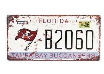 ナンバープレート レトロ インテリア Florida B 60 スカルフラッグ の通販はau Pay マーケット ノイシュタット