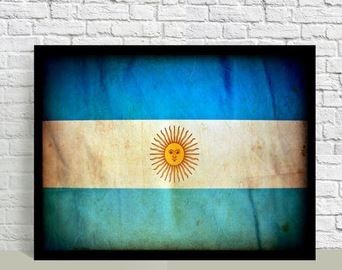 ポスター ビンテージ風 国旗 フレーム入り 25 35cm アルゼンチン の通販はau Pay マーケット ノイシュタット