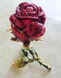 アクセサリーケース 真っ赤なバラ ミニサイズの通販は