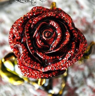 アクセサリーケース 真っ赤なバラ ミニサイズの通販は