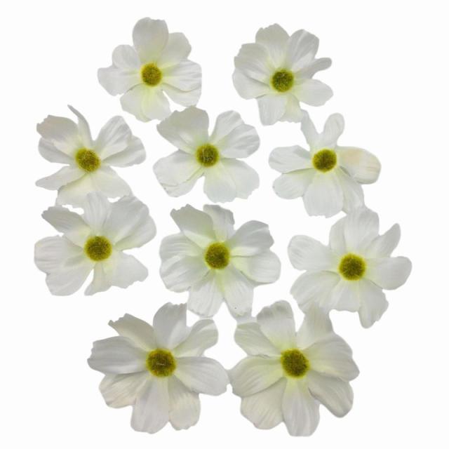 造花 コスモス 花のみ 7センチ 100個 オフホワイト の通販はau Pay マーケット ノイシュタット