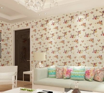 壁紙シール カラフル フラワー 花柄の通販はau Pay マーケット ノイシュタット