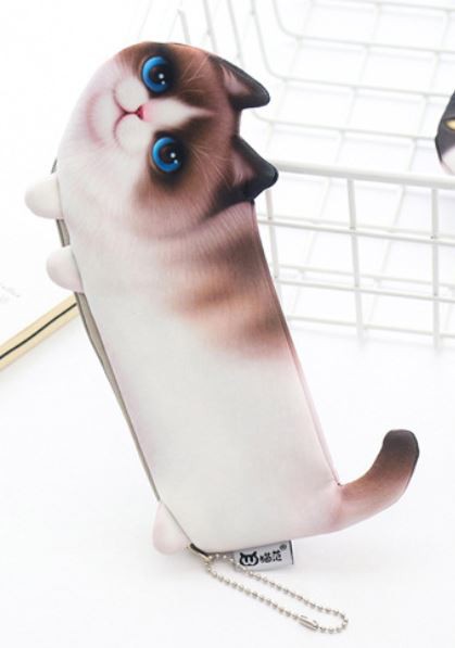 ペンケース ポーチ リアルな太った猫ちゃん 3D (Aタイプ)の通販はau PAY マーケット - ノイシュタット | au PAY  マーケット－通販サイト