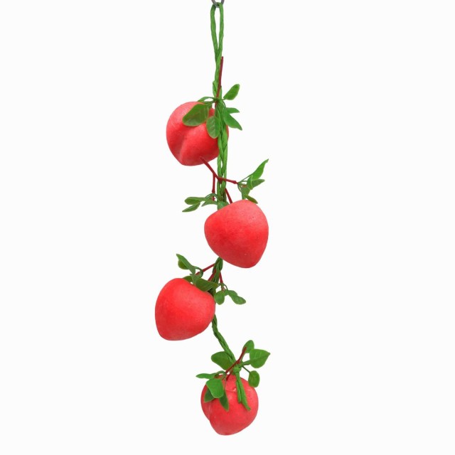 食品サンプル 吊るし果物 フルーツ 葉っぱつき 4本セット (桃)の通販はau PAY マーケット - ノイシュタット | au PAY  マーケット－通販サイト