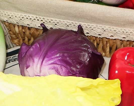 食品サンプル まるごと キャベツ 野菜 2個セット (紫キャベツ)の通販はau PAY マーケット - ノイシュタット | au PAY  マーケット－通販サイト