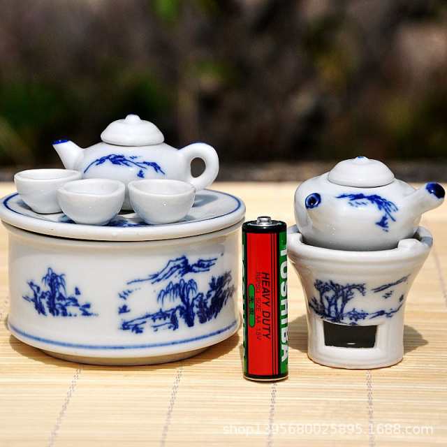 中国茶器 琺瑯彩 茶壺１点と茶杯２点セット（全３点） 薄ピンク