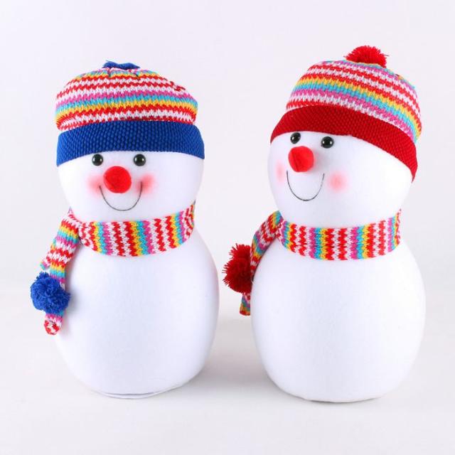 確認用✾クリスマス✾…ニット帽&雪だるまピアス 厳つ