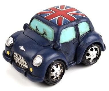 置物 レトロカー 軽自動車 イギリス国旗 ブルー の通販はau Pay マーケット ノイシュタット