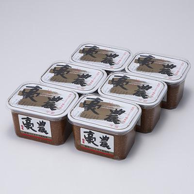 送料無料 新潟コシヒカリ糀みそ「豪農」400ｇ6カップ 山田醸造株式会社 新潟県 蔵元おすすめの越後味噌を代表する逸品