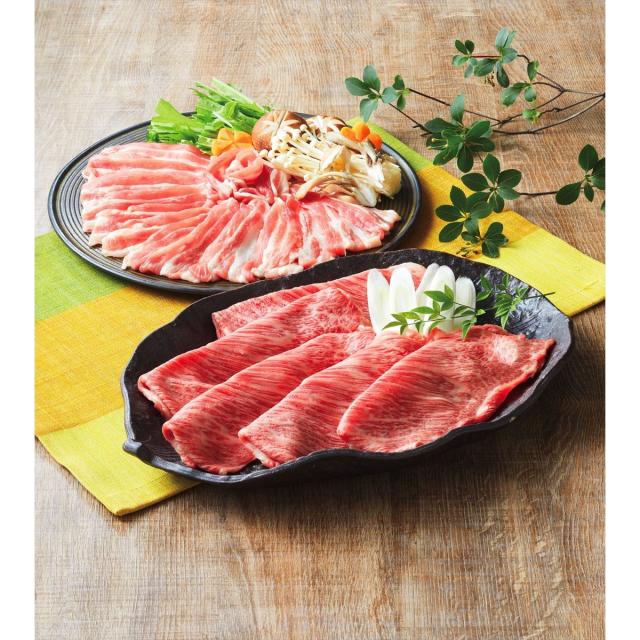 佐賀 上場亭 佐賀牛 肥前さくら豚肉しゃぶしゃぶ用 食べ比べ