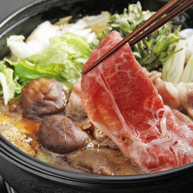 知床牛すき焼き 400g 詰合せ 北海道 牛肉 冷凍 すき焼き 黒毛和牛 江戸屋