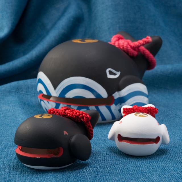 民芸品 クジラの置物 セット インテリア 置き物 土鈴 和歌山土産
